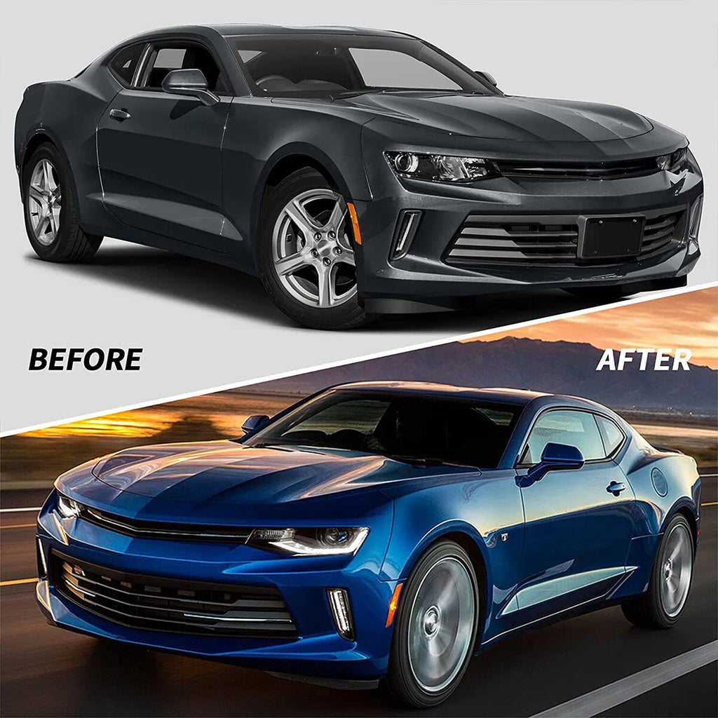 Front Headlight For Chevy Camaro 2016 2017 2018 2019 2020 2021 2022 HID/Xenon Projector Headlights LED DRL LEFT RIGHT Head Light - Magic Electronics