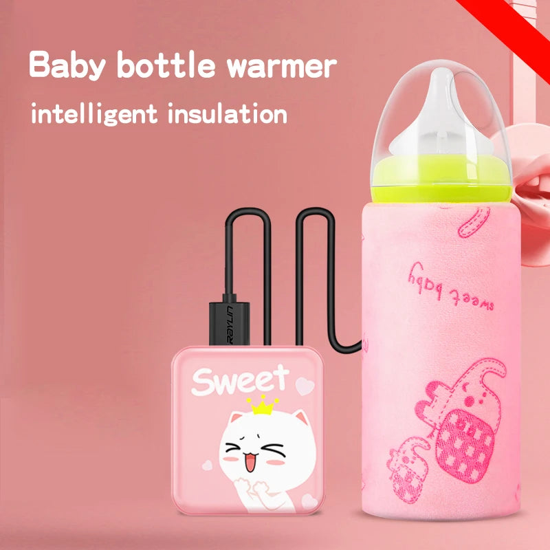 Universal Baby Bottle Warmer Water Formula Milk Warmer Baby Bag USB Nursing Bottle Heater Portable Thermal Bag for Travel Magic Electronics S7c96477b858146a89e0b973bf1f04409s