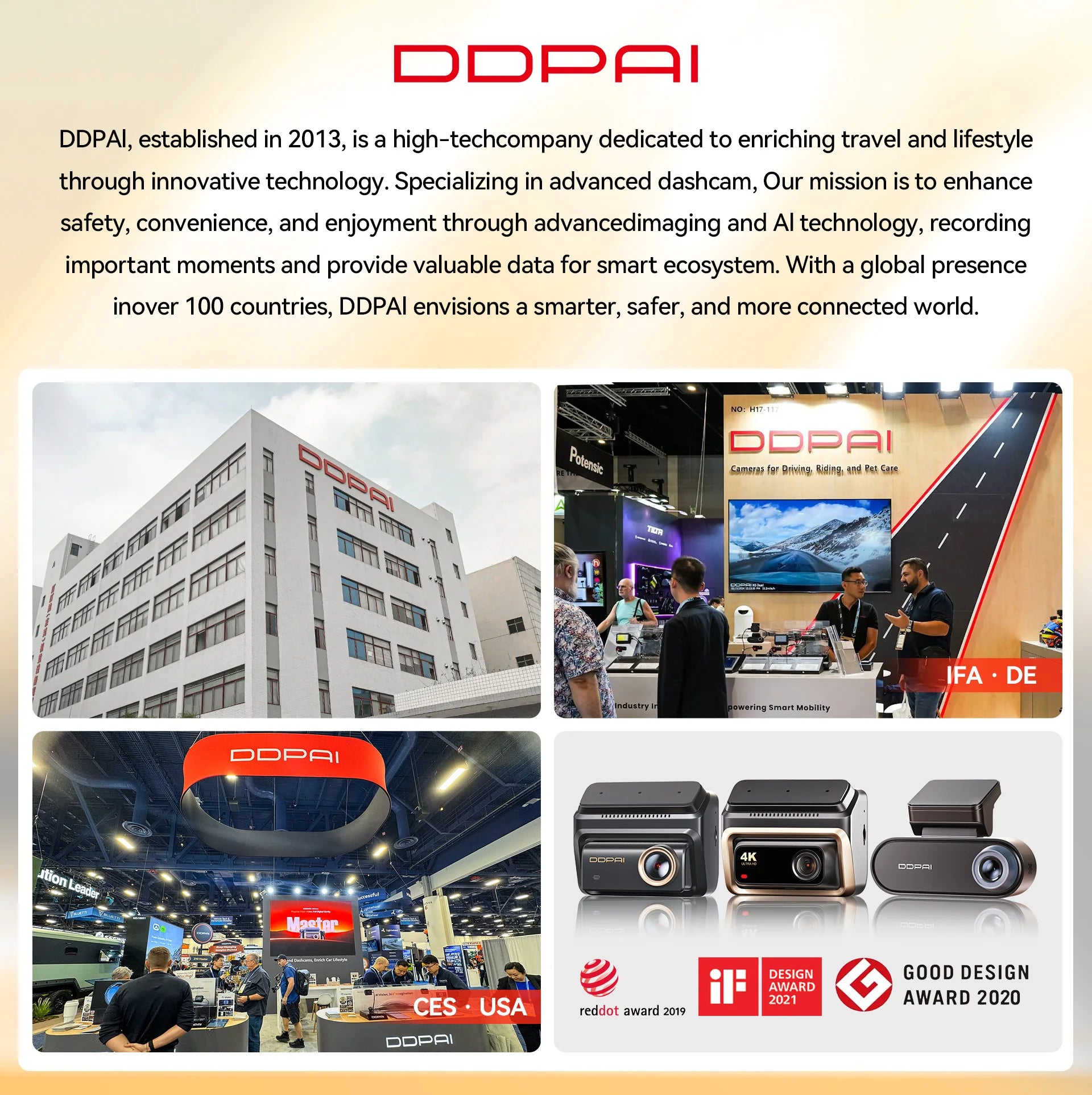 DDPAI Dash Cam N1 Dual Front & Rear Recording NightVIS 1296P Dash Cam Recorder Car DVR App Control - Magic Electronics