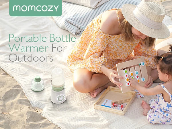 Momcozy Portable Bottle Warmer for Travel, Double Leak-Proof with Fast Heating, Safety Material Baby Bottle Warmer Magic Electronics S7da14ddd5af94166a7f99f258442bef0l