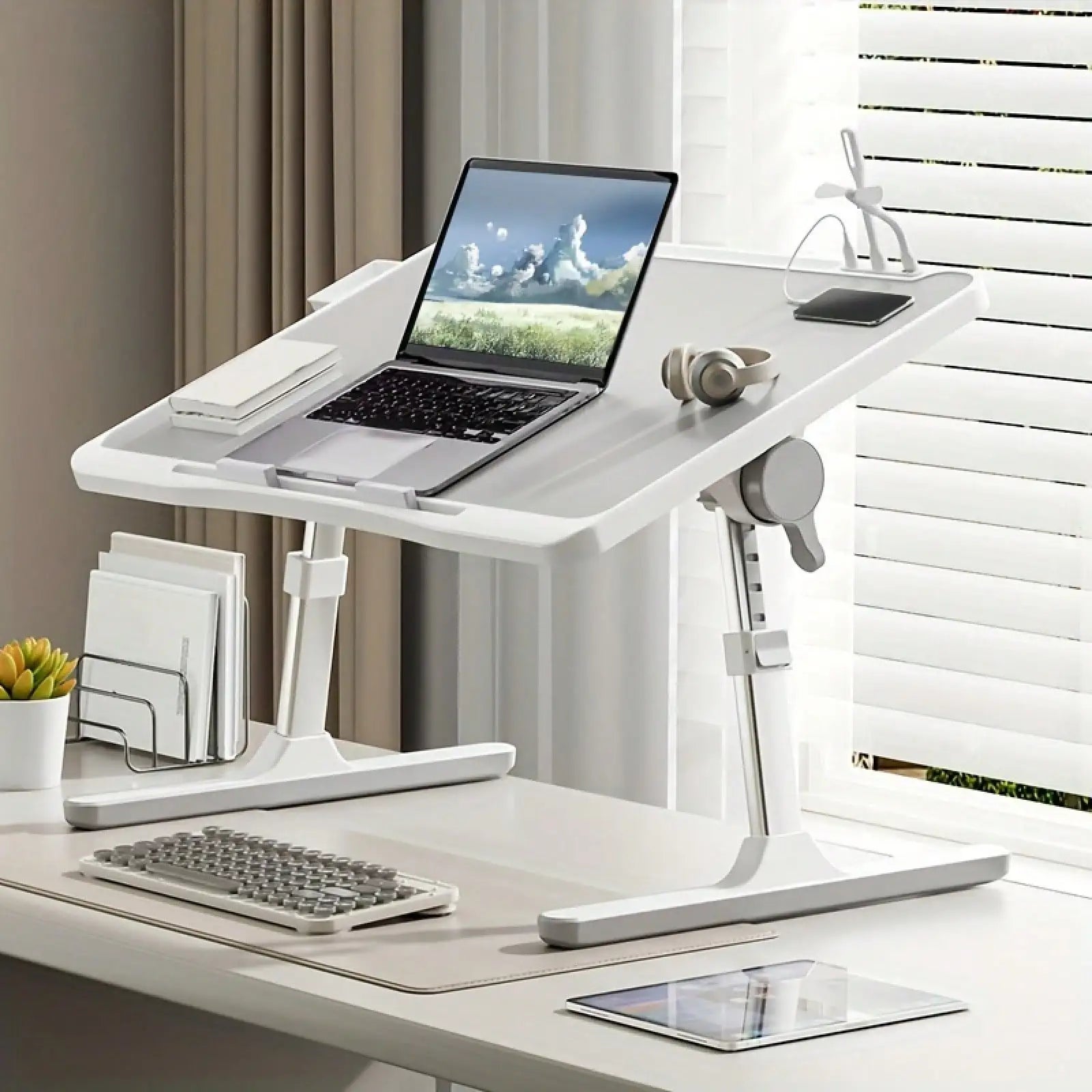 Adjustable Height And Angle Folding Desk, Home Office Computer Desk, Portable Laptop Desk Foldable Laptop Bed Tray Desk Grey United States Magic Electronics S7da3a9d8eb8541c1be2d4bfb4405e72dp Grey United States