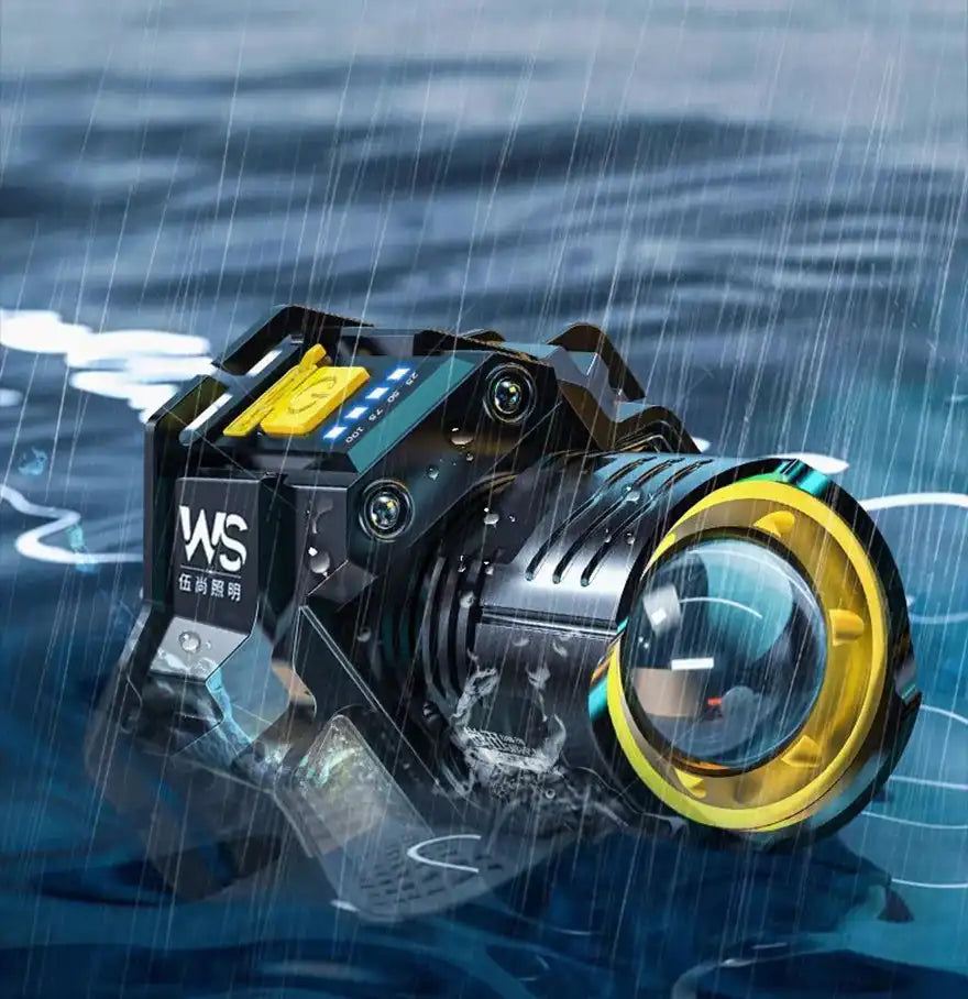 Rechargeable Powerful LED Headlamp with Zoomable Headlight Waterproof - Magic Electronics