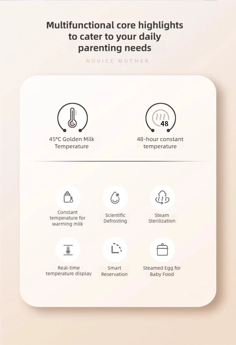 TINSOL Smart Milk Warmer Baby Bottle Thermos Multi-functional Quick Baby Products Breastmilk Warmer Bottle Sterilizer Magic Electronics S8148c617ef48402092b397c43278ba90r_84086518-183e-4853-9549-9d8d407f227c