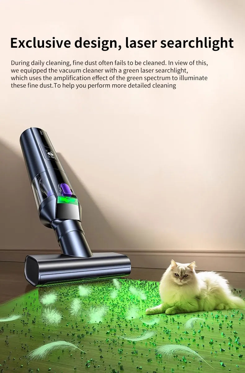 Cafele 15000Pa Wireless Vacuum Cleaner Portable Air Pump Vacuum Sealer Powerful Air Blower 4-in-1 For Car Home Office PC Clean Magic Electronics S8178c24e731542e5a5879b132aad97eeS