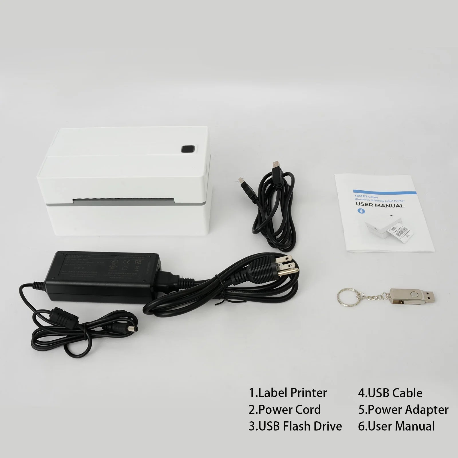 Thermal Label Printer Portable No Ink Required 203DPI 4x6 for Small Business Bluetooth USB High Speed Express Airway Bill Magic Electronics S81bde5f436be4c12bbe070812430be4d7