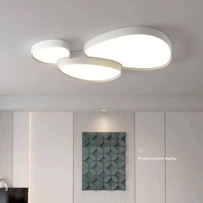 Modern Living Room LED Ceiling Lights Nordic Home Decor Indoor Bedroom Lamp Black White AC 90-260V Ceiling Chandeliers Lighting - Magic Electronics