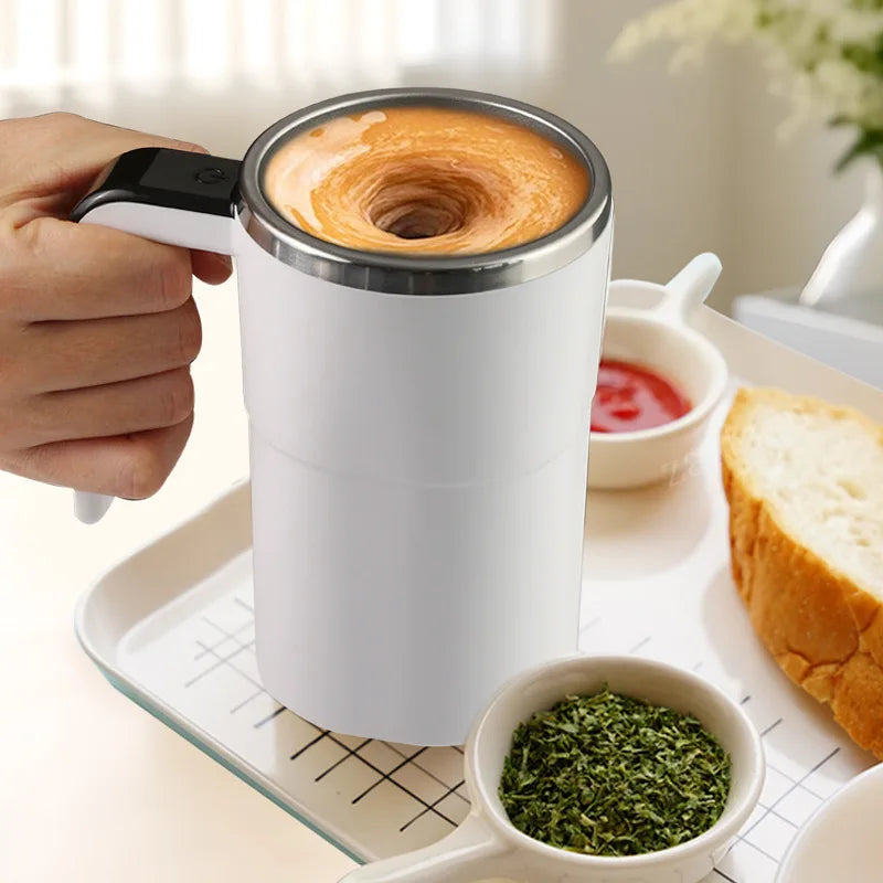 Automatic Stirring Cup Rechargeable Portable Coffee Electric Stirring Stainless Steel Mixer Rotating Magnetic Self Stirring Mugs Magic Electronics S83ce5a0037cf450196b580cbc08236c8V