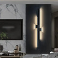 Wall Lamps LED Lights Simple Modern Sofa Living Room Decor TV Background Decoration Wood Grille Bedroom Bar Long Strip Wall Lamp - Magic Electronics