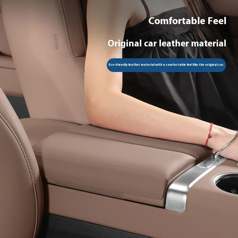 For Li Lixiang L6 L7 L8 L9 Car Armrest Box Protective Cover Ideal Armrest Box Height Increase Leather Scratch-Resistan Pad Magic Electronics S83f46a46bab04fd59f8b8f43f44274a8p