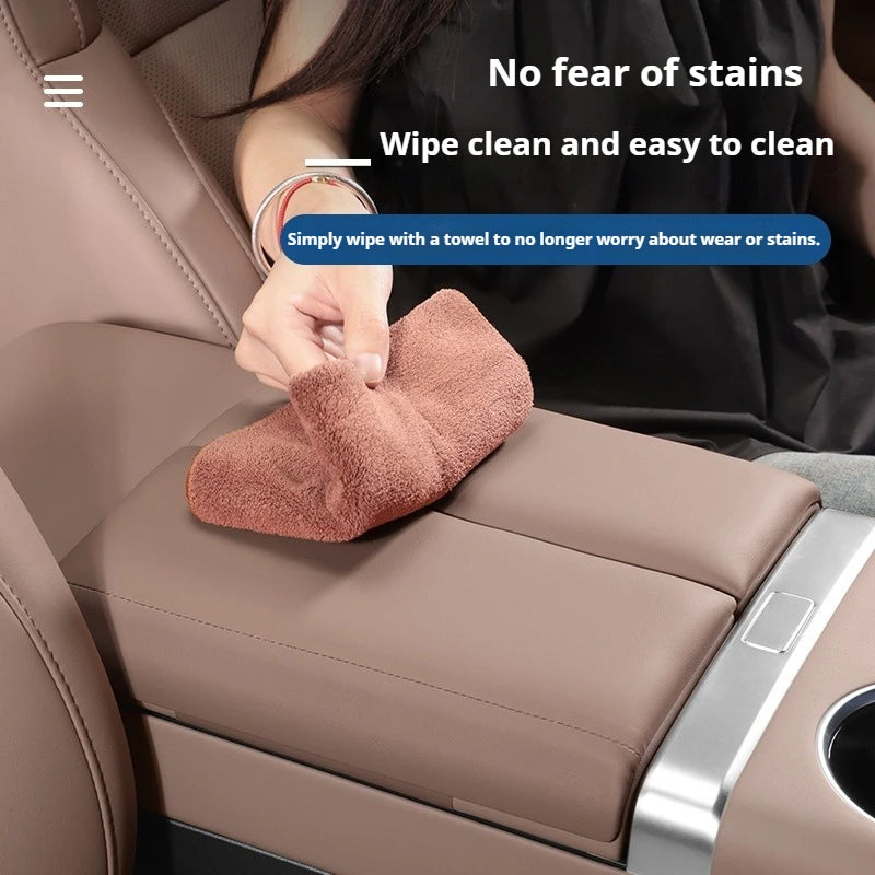 For Li Lixiang L6 L7 L8 L9 Car Armrest Box Protective Cover Ideal Armrest Box Height Increase Leather Scratch-Resistan Pad Magic Electronics S844712a4269847a9b81126dd947c3e6cA
