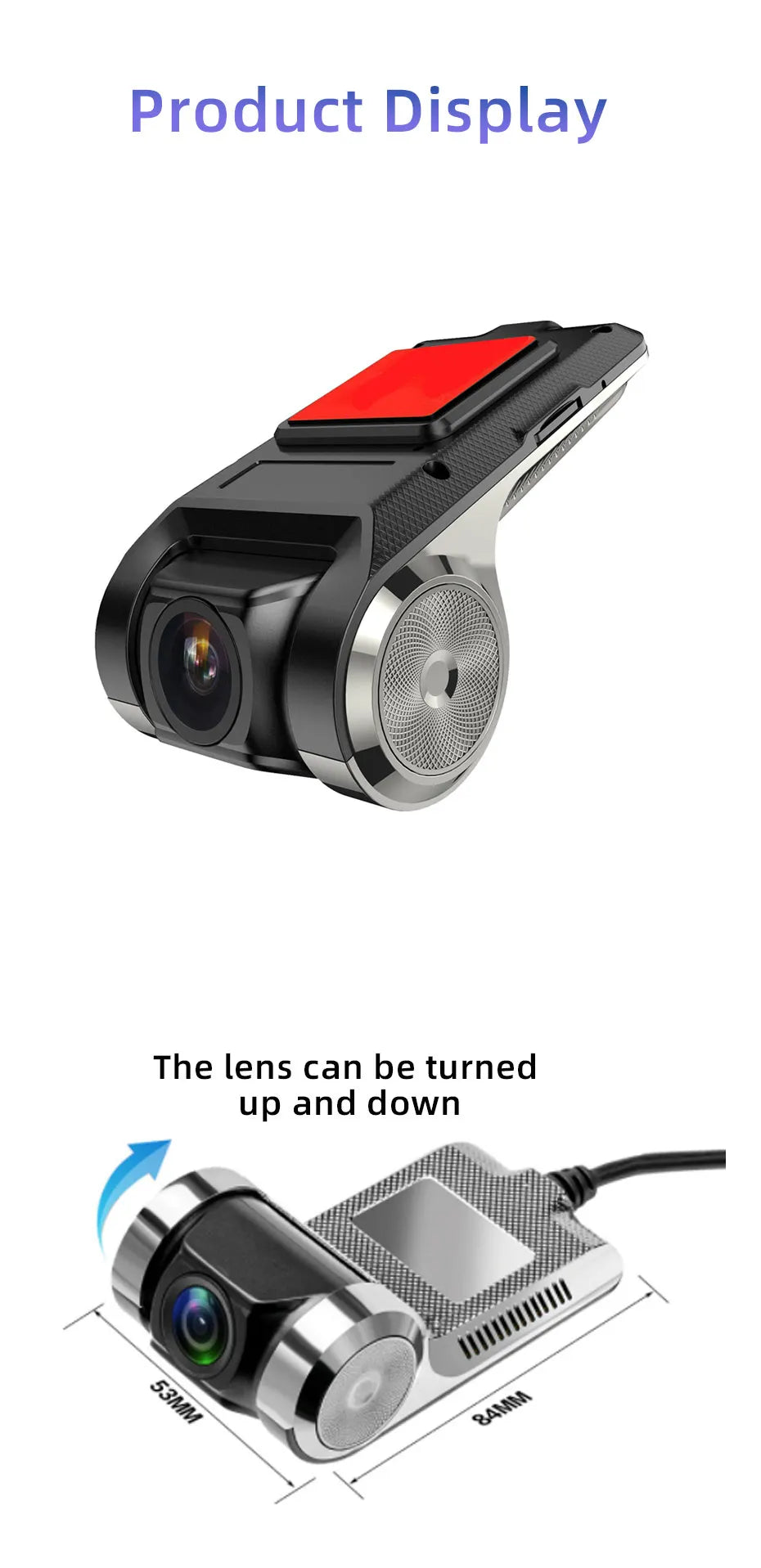 JUNDOF ADAS Car DVR For Car DVD Android Player Navigation Dashcam DVRs Video HD 720P USB TF Card 32G /64G Dash Cam Auto Recorder - Magic Electronics