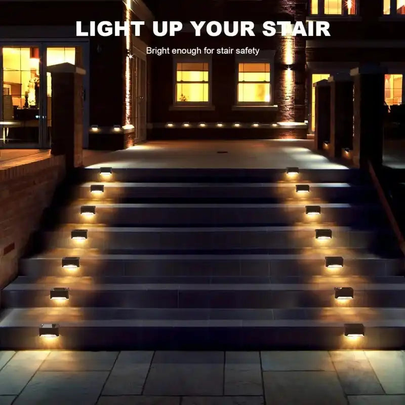 1-24PCS IP65 Waterproof Solar Garden Light Outdoor LED Solar Power Deck Lamps for Railing Stairs Step Fence Yard Patio Pathway - Magic Electronics