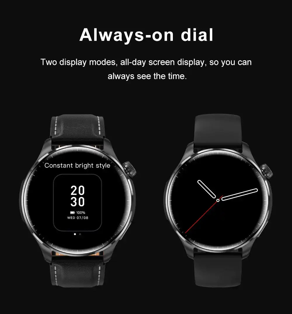 2026 New GPS SmartWatch BluetoothCall IP68 Waterproof AMOLED Screen Custom AOD Watch Face Sport Smartwatch Men Women Android iOS - Magic Electronics