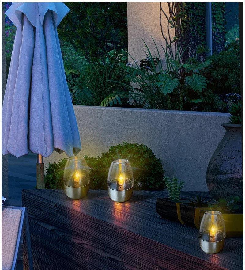LED Solar Candles Light Flameless Rechargeable Night Light For Wedding Party Garden Decor Outdoor Waterproof Solar Candles Lamp Magic Electronics S87cc118679424dedb0b77f93e08862c4F