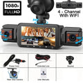 360° dashcam car camera recording wifi wireless webcam way video recorder 1080P 24 Parking 4 Channel Car black box 4 lens Magic Electronics S895b21f621e047cba5cae5b548e6a8358 4 lens