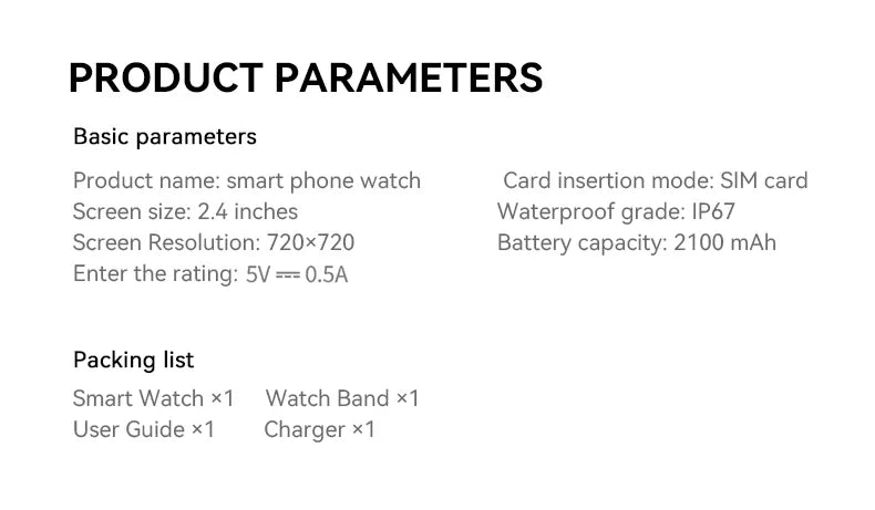 New M99 5G Cellular Version Smartwatch 2.4inch Amoled Larger Screen Android Smart Watch With Rotary Camera Sim Card Slot WIFI - Magic Electronics