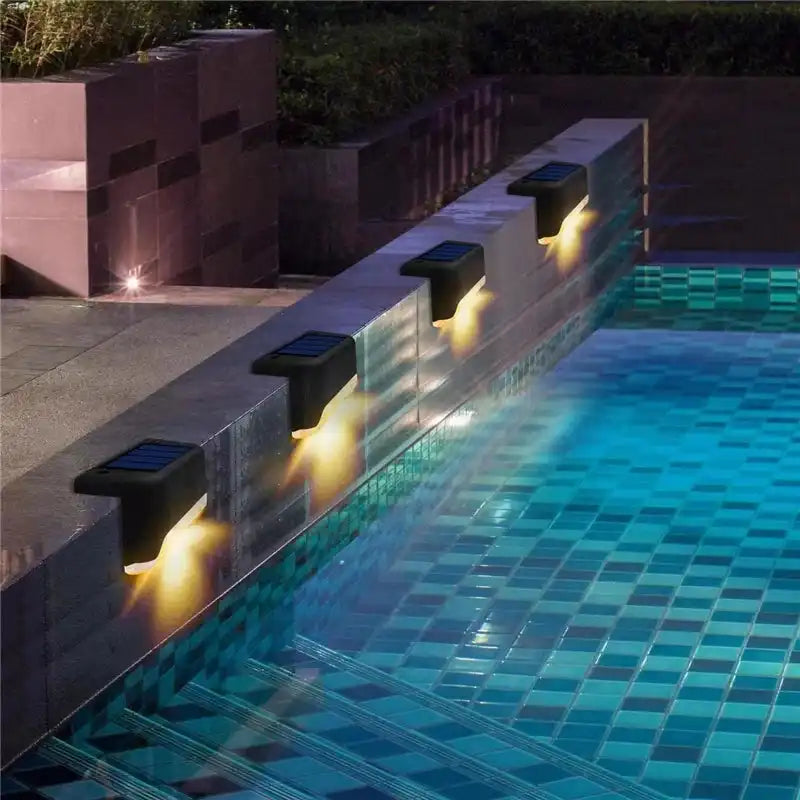 1-24PCS IP65 Waterproof Solar Garden Light Outdoor LED Solar Power Deck Lamps for Railing Stairs Step Fence Yard Patio Pathway - Magic Electronics