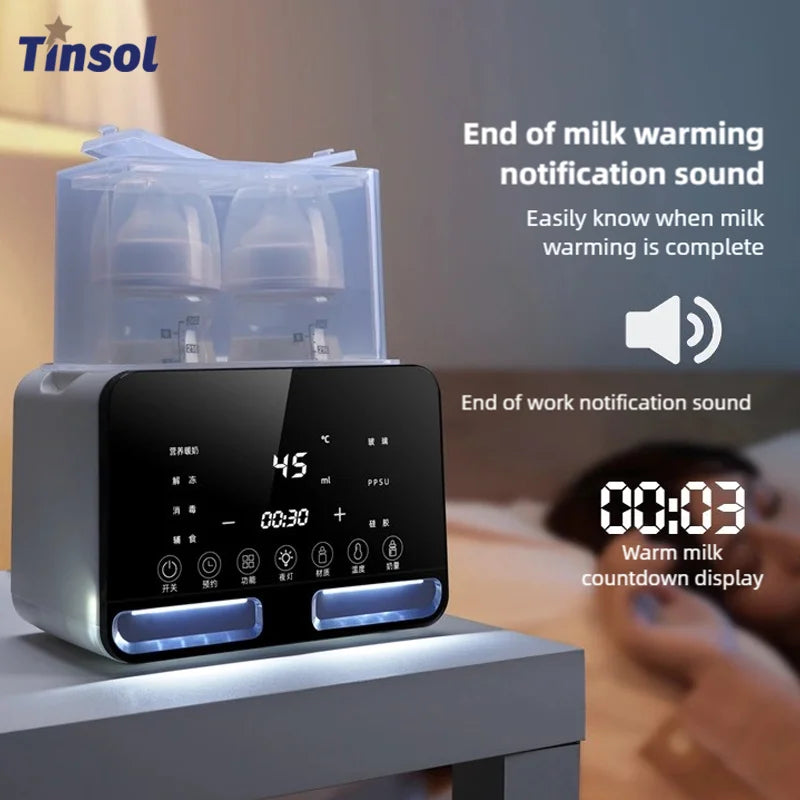 TINSOL Smart Milk Warmer Baby Bottle Thermos Multi-functional Quick Baby Products Breastmilk Warmer Bottle Sterilizer Magic Electronics S8bd0bede73a7462f9bd5e2f2d8ea1d4bk_e4998e31-e825-44e7-b26b-8cf6284750e4