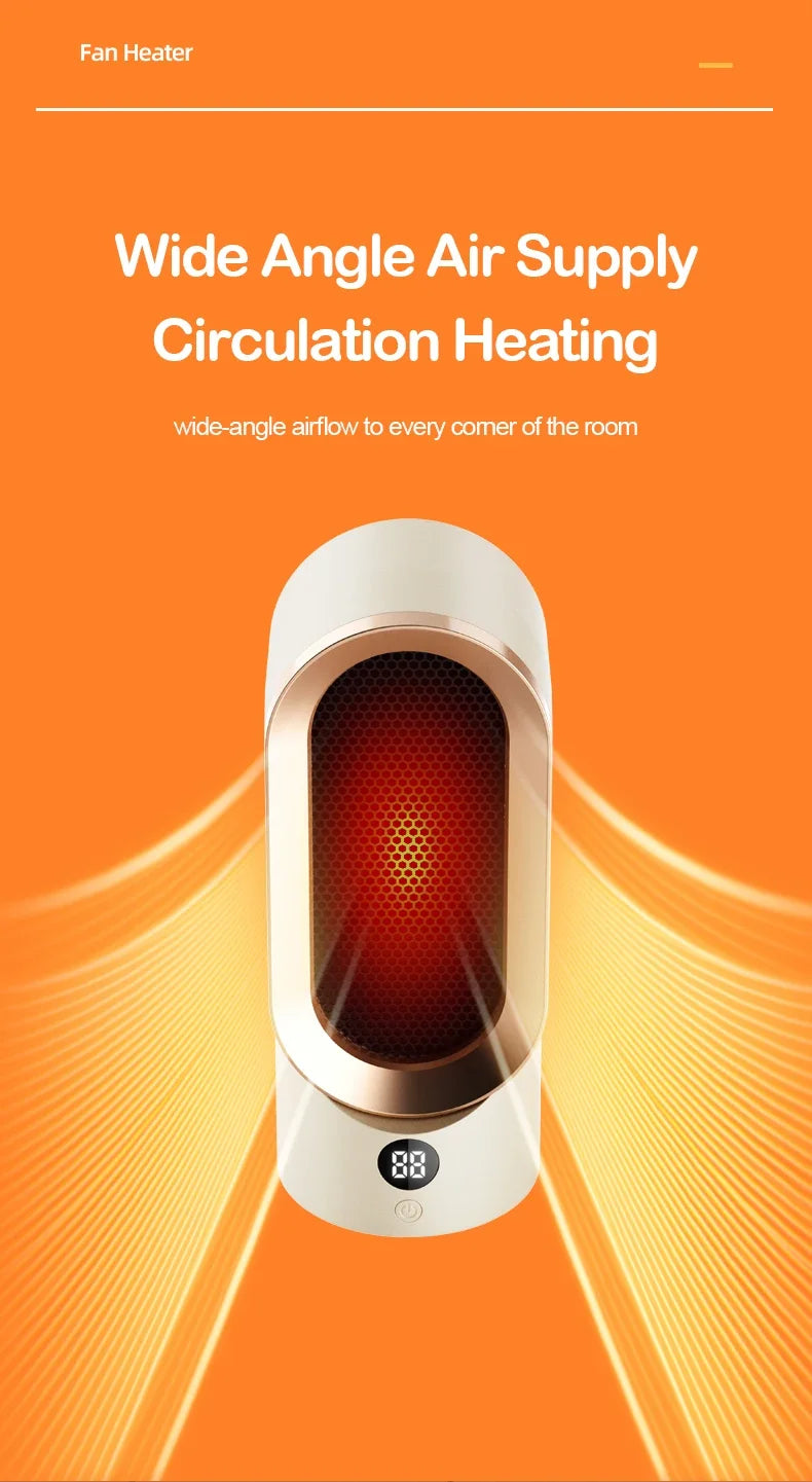 Desktop bedroom electric heater, office small heater, household heater, heating artifact, indoor heater - Magic Electronics