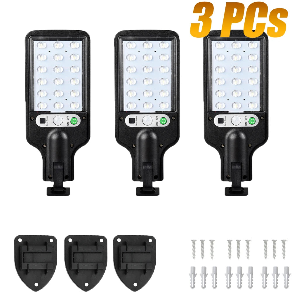 1/8pc Solar Outdoor Floodlight Security Wireless Lamp Illumination for Driveway Patio Garage Pathway Energy-Efficient LED Garden NO Remote-B-3 PCS Li-ion 18650 battery 1200mAh-White Light Magic Electronics S8d15dbff924245499eb8632b7c3d5d2dp NO Remote-B-3 