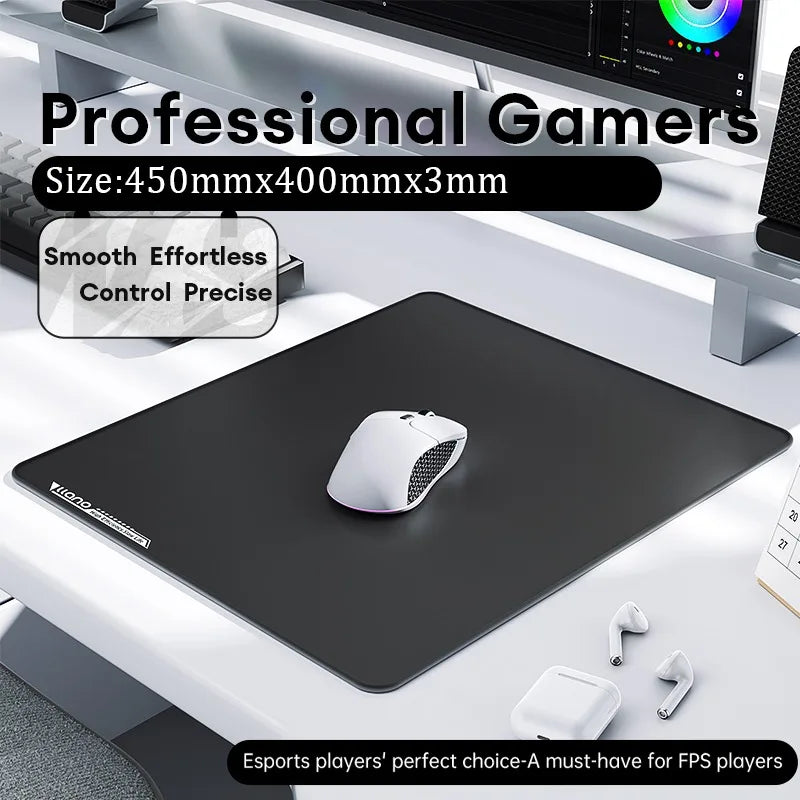 LLANO Tempered Glass Gaming Mouse Pad Game FPS High Speed Smooth CSGO Waterproof and Sweat-proof Table Mat Games Dorm Gifts espo R1 Magic Electronics S8d2a3d603cb44bd780122e815521f202C R1