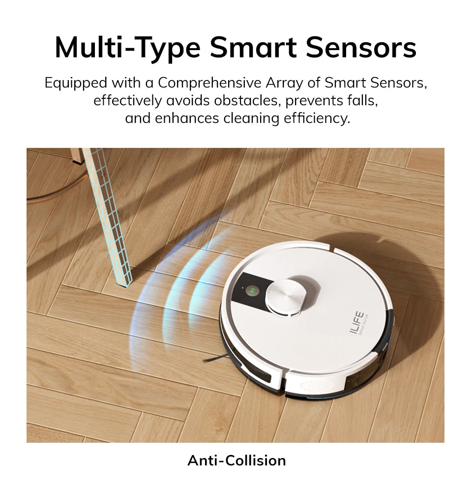 ILIFE A12 Pro Robot Vacuum and Mop Combo,LIDAR Navigation, self collection dust, 3000Pa suction, app/remote control Magic Electronics S8d68efd55fbf4acf9c9c9ece48ce0110A