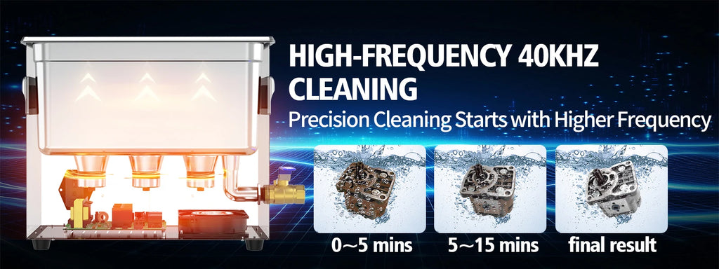 Ultrasonic Cleaner 3L 120W/180W Heater Timer Knob Control 40KHz Ultrasonic Cleaning Machine for Dental Tools 3D Models Magic Electronics S8dc1424d254948b88c9c772baf30b1c1p