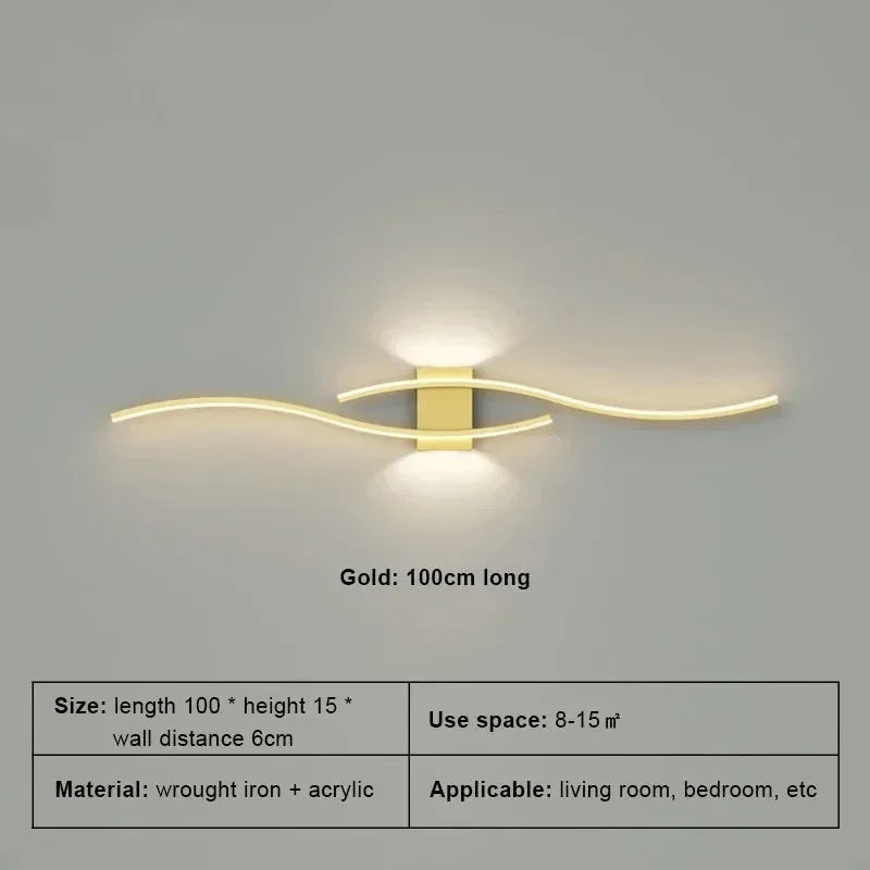 LED Wall Lamp Smart Remote Control Adjustable Color Temperature Brightness Bedroom Living Room Home Upper and Lower Led Lamps - Magic Electronics