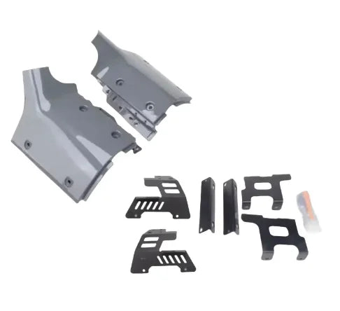 Car A-pillar Bracket Fit for GWM Tank 300 2020-2024 Modified LED Auxiliary Light Cover A-pillar Spotlight Bracket Accessories Grey Magic Electronics S8e6e5891cc074be7a206f095e15badadO Grey