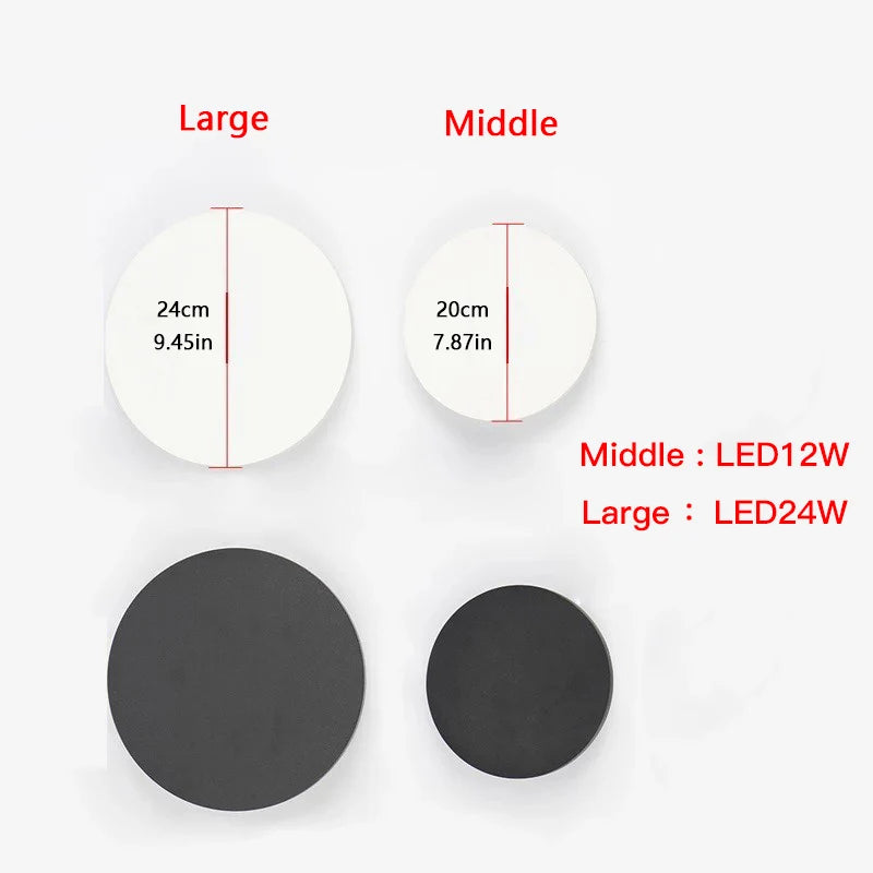 LED Wall Light With Touch Switch Bedroom Bedside Wall Lamp Indoor Stair Lighting Lamp Fixture Iron And Acrylic Materials 12W Magic Electronics S8e9393ad269f4663b1e2e76b43b627b6D