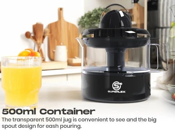 SUPERLEX Electric Citrus Juicer 500ML Large Capacity Electric Squeezer Higher Juice Yield Fruit Press Machine New For Household Magic Electronics S8f7ef11ee6b54d5981d48c548a4c9212Z
