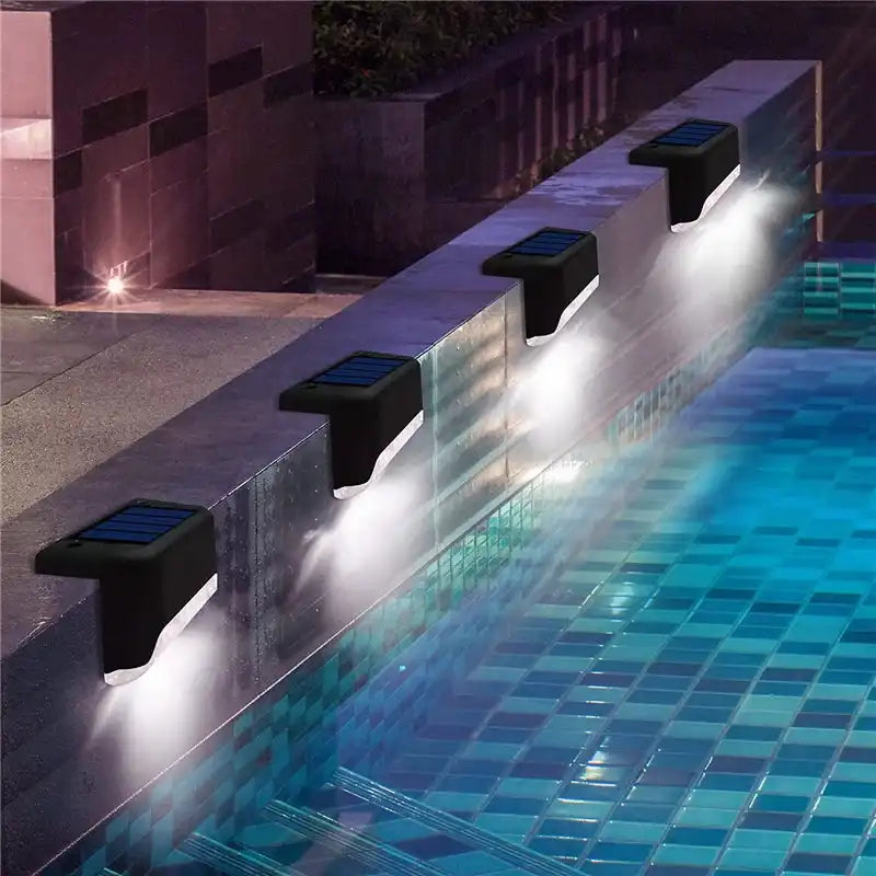 1-24PCS IP65 Waterproof Solar Garden Light Outdoor LED Solar Power Deck Lamps for Railing Stairs Step Fence Yard Patio Pathway - Magic Electronics