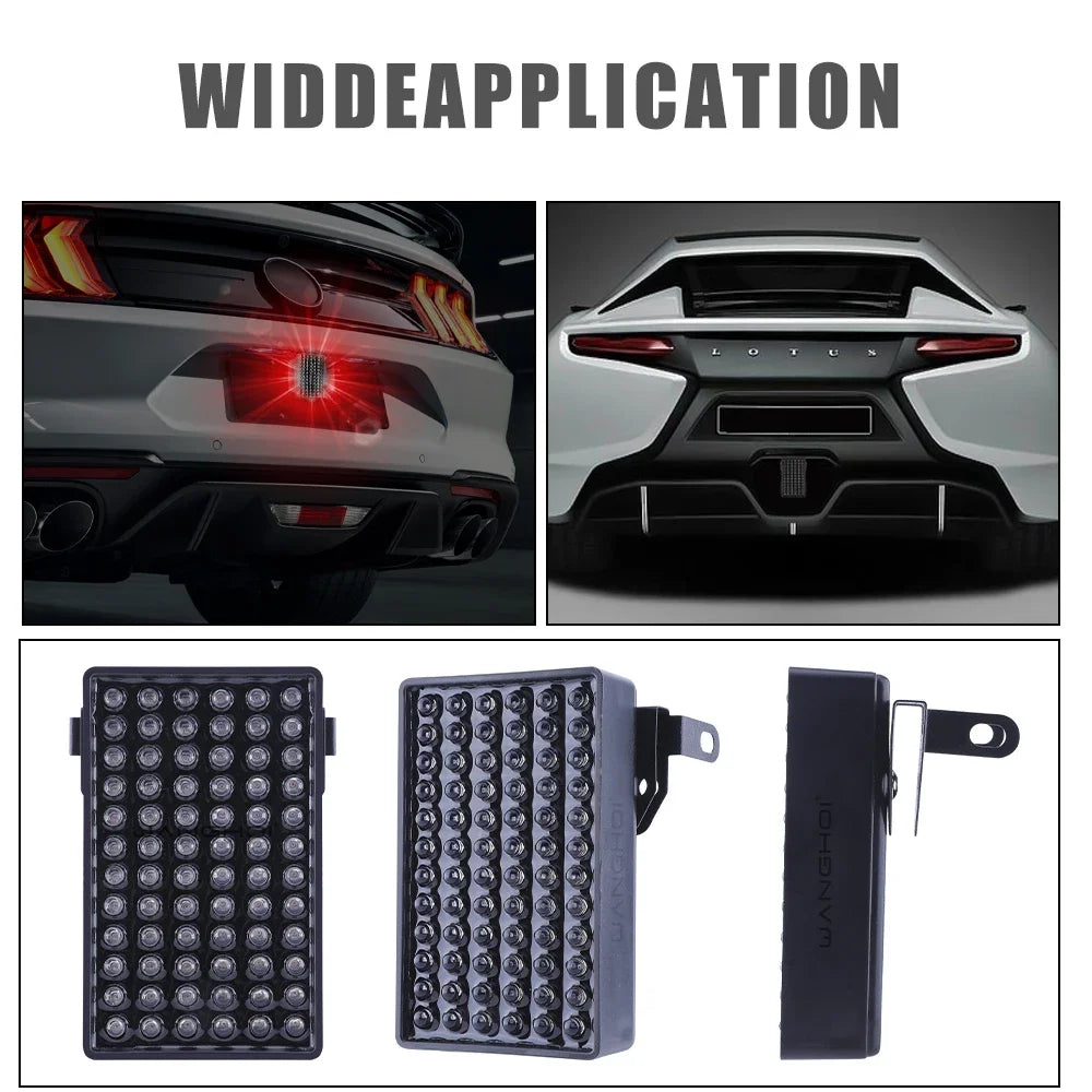 F1 Brake Light Rear Automotive Tail 3rd Stop Lamp Red Formula 1 Rear Fog Light with Flashing Warning Signal for SUV Motorcycle - Magic Electronics