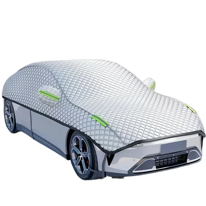 Reflective Waterproof Car Snow Cover Universal Sunshade Sun Shade for Snowproof Anti Scratch Windshield Silver-coated Protector Magic Electronics S9201774f27034a3fa13222e8dd3f2162U