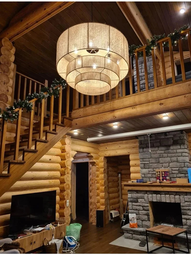 Nordic Hemp Rope Pendant Lights Wabi Sabi E27 Led Chandeliers For Dining Room Minimalism Hanging Lamp Bedroom Light Fixtures Magic Electronics S925f4f1980d94ad8bf6eab5bf529e72bh