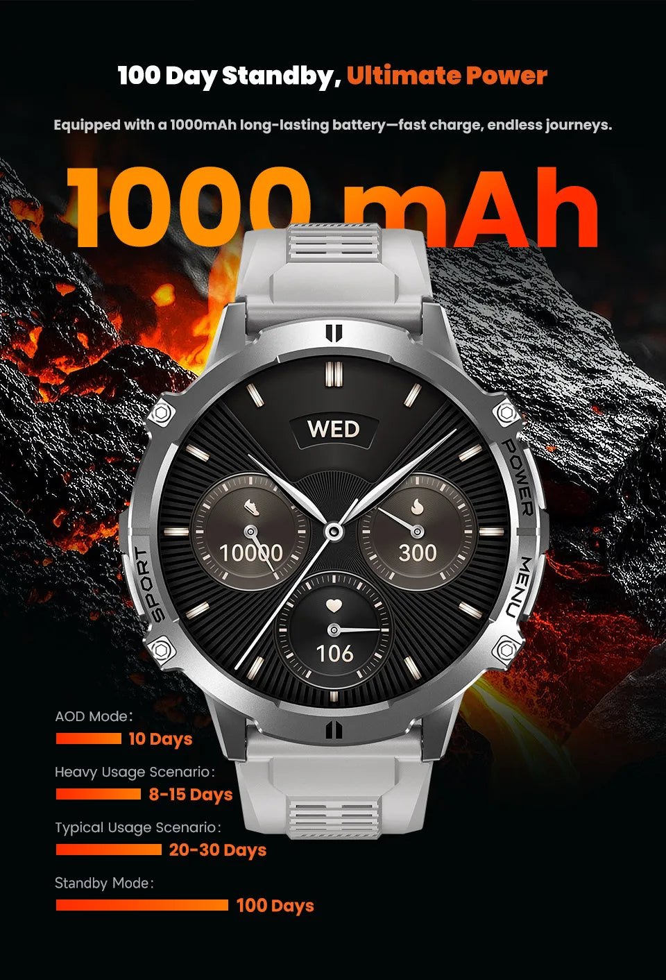2025 Original TANK X3 Ultra 1000mAh Battery Smart Watch Men GPS Outdoor Sports Fitness Smartwatch 10ATM Waterproof Swim Watches Magic Electronics S926c0ca0ca094b0f8abd1ba562a71331q