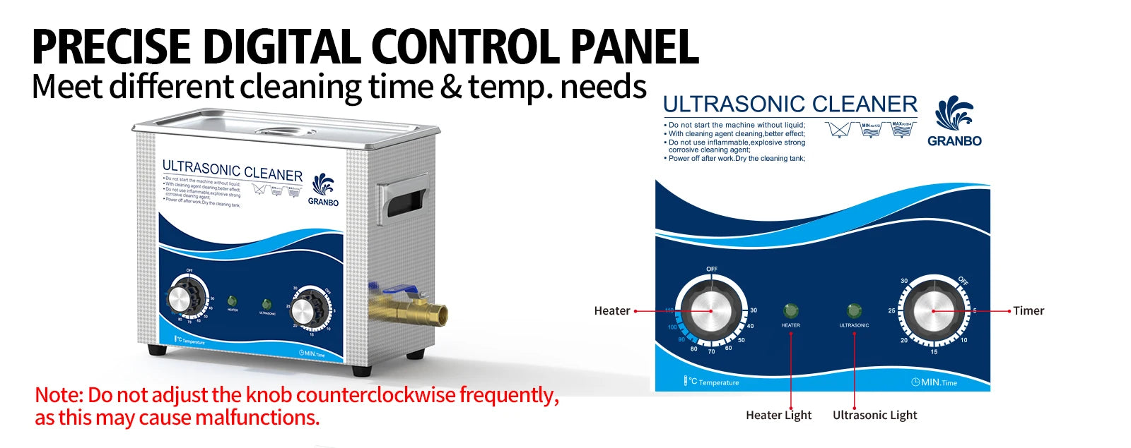 Ultrasonic Cleaner 3L 120W/180W Heater Timer Knob Control 40KHz Ultrasonic Cleaning Machine for Dental Tools 3D Models Magic Electronics S9305c9b7b7214cffadb4dcb06f0f39c1o