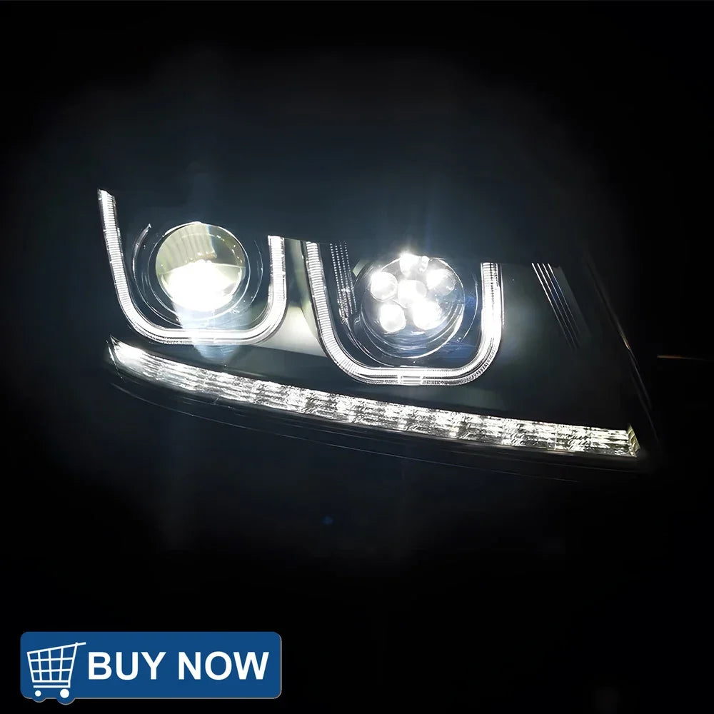 Auto Headlights Assembly For Fiat Freemont 2012-2014 Car Front Lamps Upgrade LED Double U Projector Lens Tool Accessories - Magic Electronics