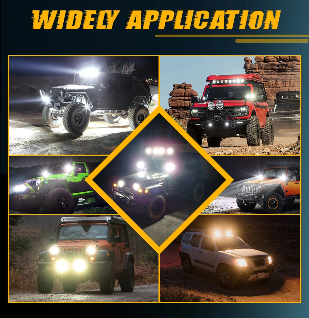 CO LIGHT Round LED Offroad Lights 7 Inch Spot Driving Light Pods with DRL Super Bright Off Road Ditch Work Light Bar for SUV Magic Electronics S9414f9f7974147619dfad4d57c567144K_6dc57640-dbe4-4bc0-8b5f-4d501443ca12