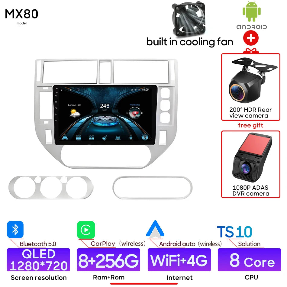 Android 15 For Ford Kuga MK1 2008 - 2012 Car Multimedia Player Carplay Auto Head Unit Radio Video Stereo Navigation GPS 2din GPS 8-256-cam-dvr Magic Electronics S942689c67f944a8ab086884eb6448d69P 8-256-cam-dvr