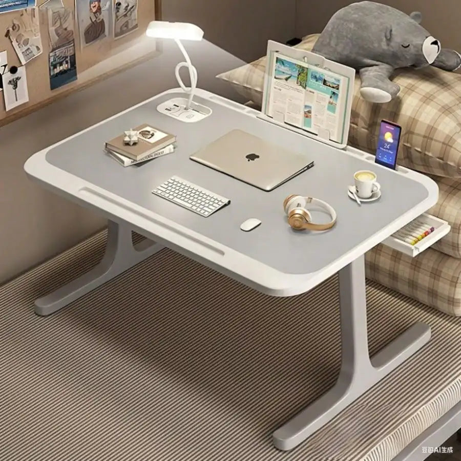 Adjustable Height And Angle Folding Desk, Home Office Computer Desk, Portable Laptop Desk Foldable Laptop Bed Tray Desk Gray (no Height Adju United States Magic Electronics S9427b781e1ff4caa9abd203fa4092702h Gray (no Height Adju United States