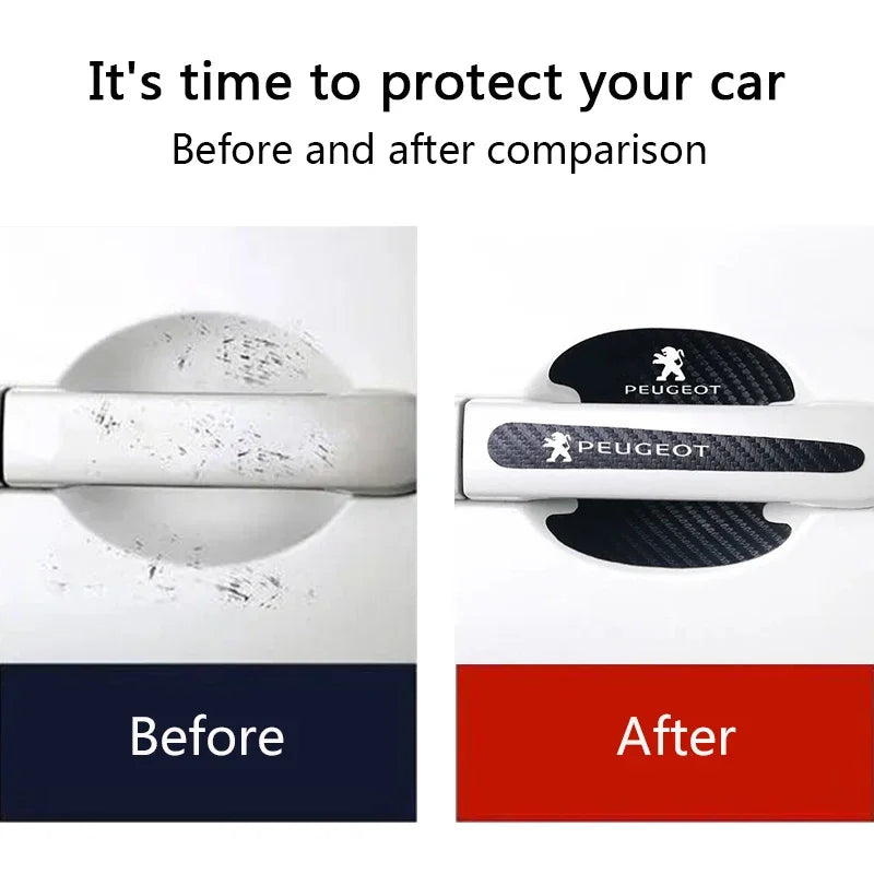 Car Door Handle Bowl Sticker Anti-collision Strip Decals for Peugeot 306 307 308 2008 3008 508 406 407 408 206 207 208XS Rifter Magic Electronics S95988e5dd4c14fc48fbe225a04388a7dB