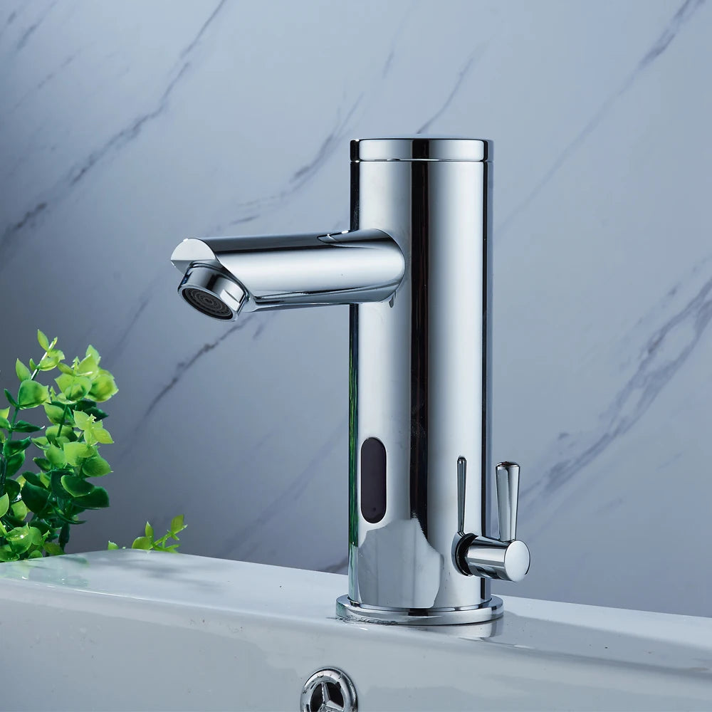 Infrared Bathroom Tap Bathroom Single Lever Faucets non-contact sink faucet Automatic Hand Basin Faucets Magic Electronics S95df62e77268402aa39fc871fcc61c3en