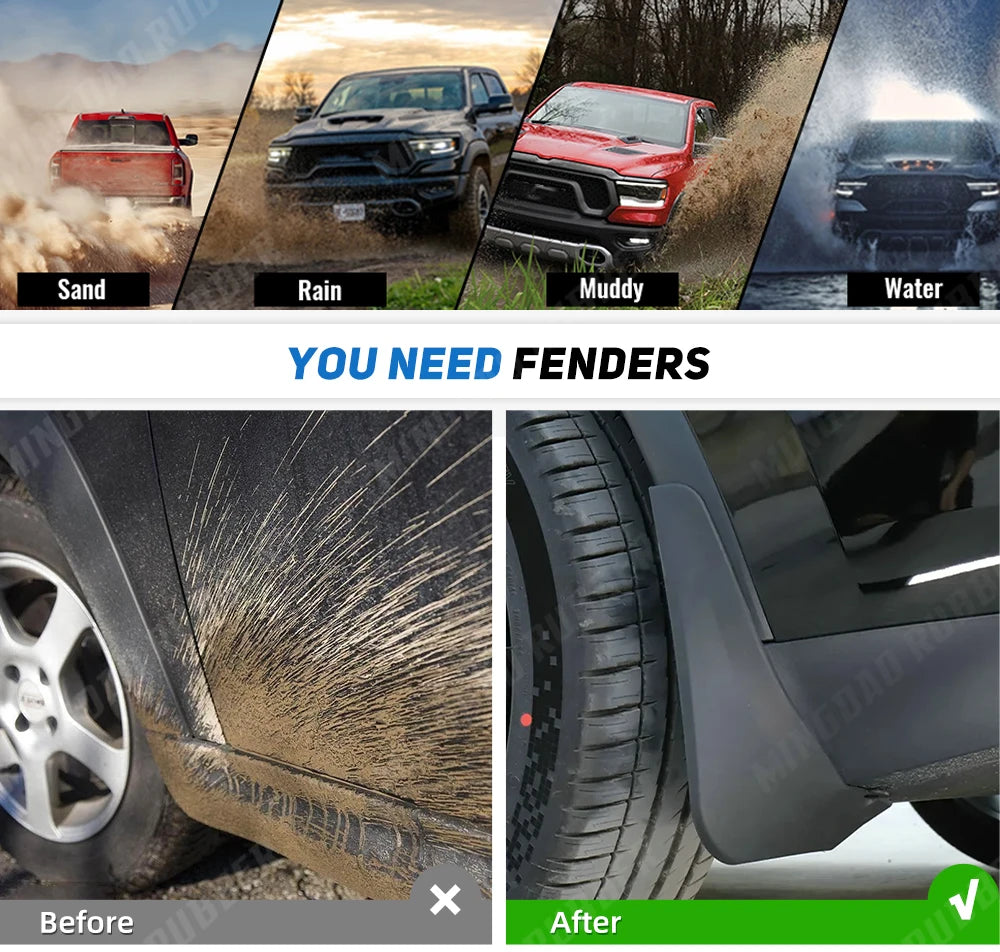 For Audi Q7 2020 2021 2022 2023 2024 2025 Fender Mudflaps Splash Guards Mudguards Mud Flaps car Accessories Magic Electronics S96629c37e0844c7cacf8ecf20f45b340y