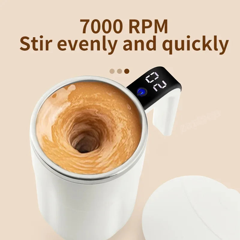 Automatic Stirring Cup Rechargeable Portable Coffee Electric Stirring Stainless Steel Mixer Rotating Magnetic Self Stirring Mugs Magic Electronics S96d66d7e294f4e1598523f745fa6f5e9x