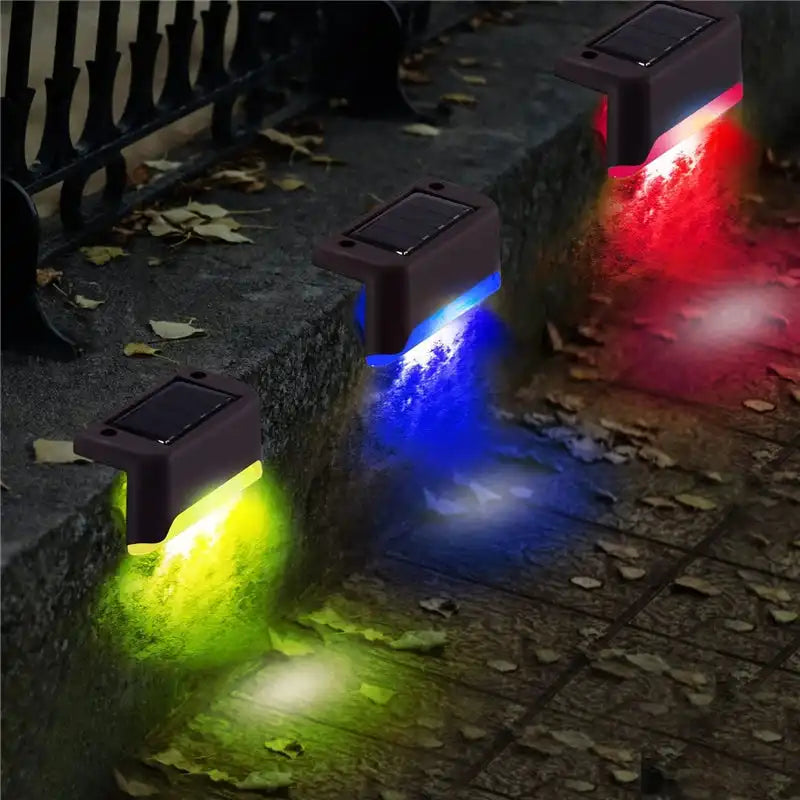 1-24PCS IP65 Waterproof Solar Garden Light Outdoor LED Solar Power Deck Lamps for Railing Stairs Step Fence Yard Patio Pathway - Magic Electronics