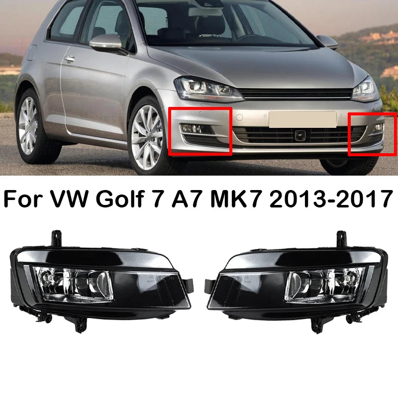 5GG941661 5GG941662 Left Right Front Bumper Fog Light Fog Lamp With Halogen Bulbs For VW Golf 7 A7 MK7 2013 2014 2015 2016 2017 Magic Electronics S97bdff1be51b45e49d9e253d1346c4dd4