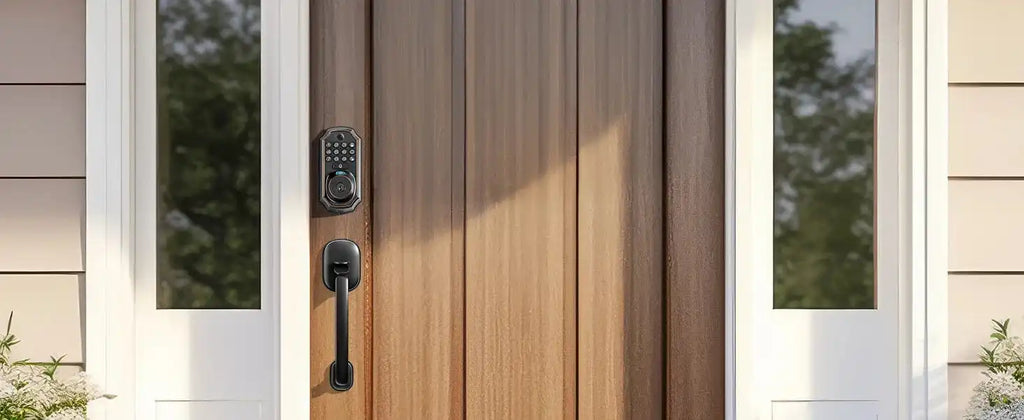 ARPHA Smart Lock D289H Smart WiFi Keyless Door Lock with Camera 5 in 1 Camera Fingerprint Entry App-Controlled Auto-Lock System - Magic Electronics