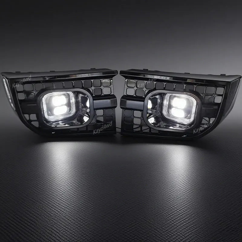 Off Road 4x4 Urban Style Front Square DRL Intake LED Fog Light Daytime Running Lamp For 2020-2025 Land Rover Defender 90 110 130 White Light Magic Electronics S995723e90c184b6d865560ac649ede158 White Light