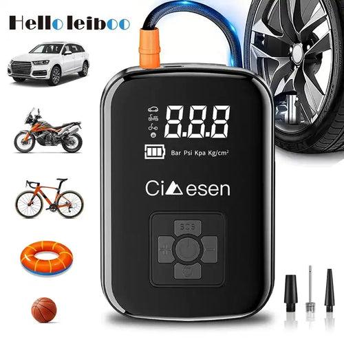 1pc Car Wireless Air Pump 150PSI Portable Electric Tire Inflation For Car Bicycle Motorcycle Air Compressor Inflator US Shipping - Magic Electronics